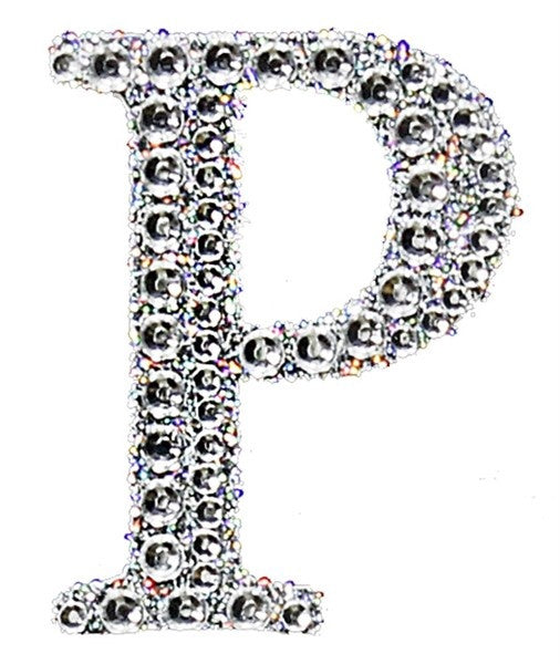 2" Rhinestone P Sticker